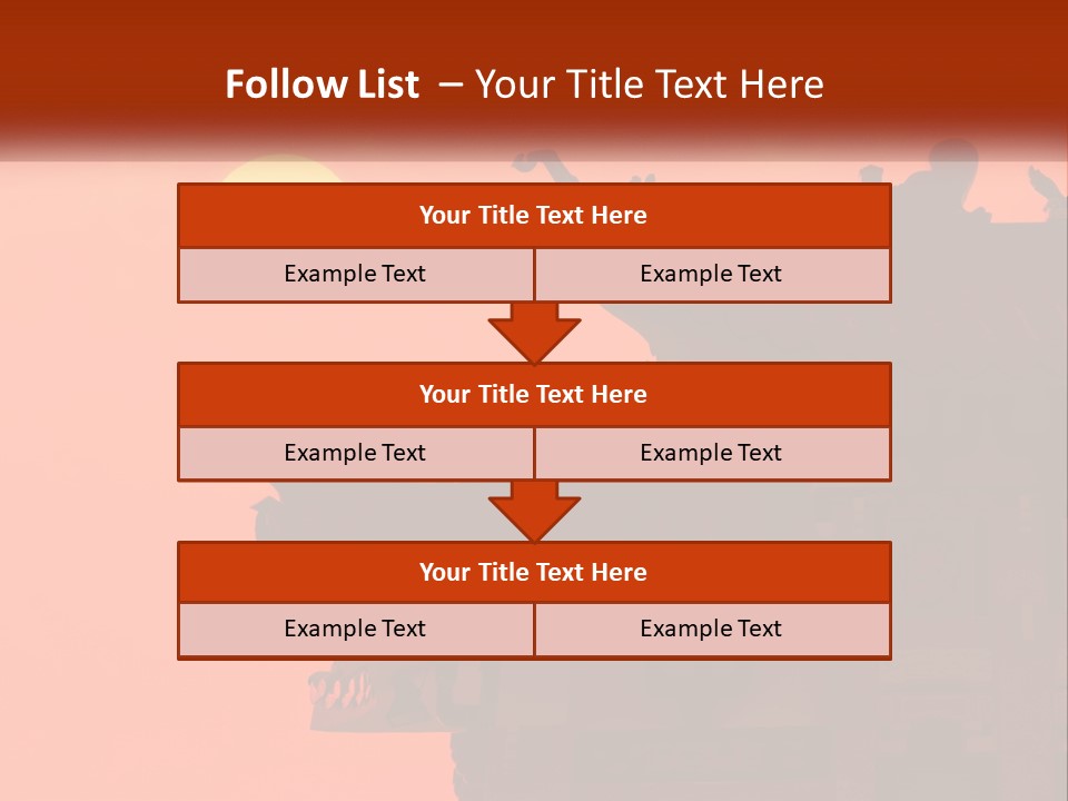 The Sun Is Setting Over A Chinese Building PowerPoint Template