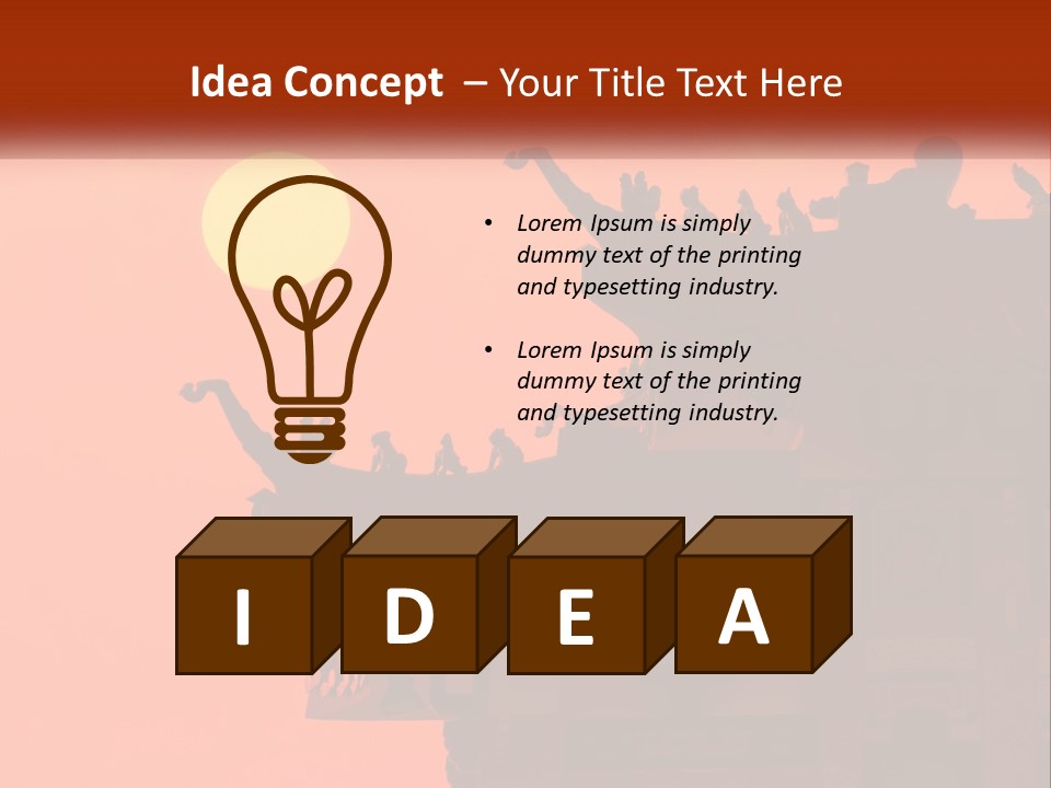 The Sun Is Setting Over A Chinese Building PowerPoint Template
