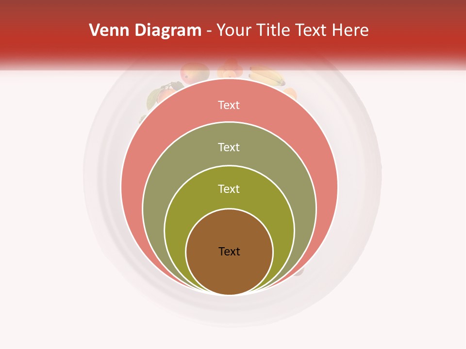 A White Plate With Different Types Of Food On It PowerPoint Template