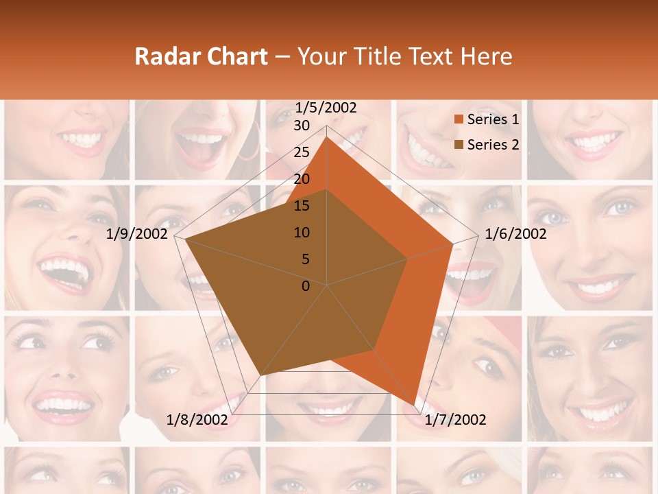A Collage Of Different Images Of A Woman's Teeth PowerPoint Template