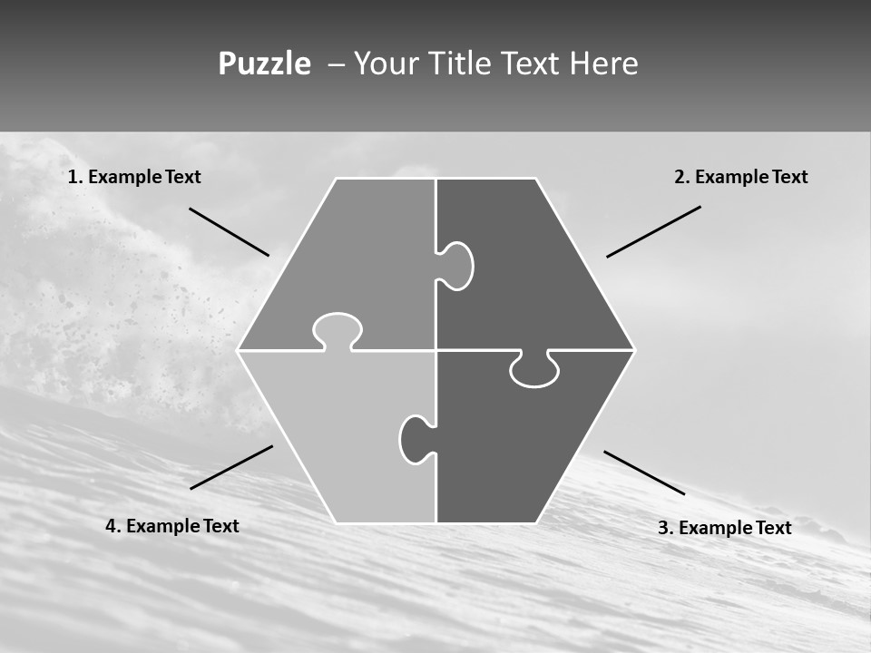 A Man Riding A Wave On Top Of A Surfboard PowerPoint Template