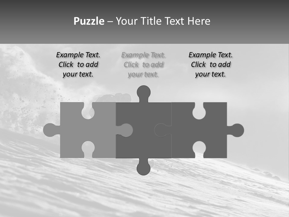 A Man Riding A Wave On Top Of A Surfboard PowerPoint Template