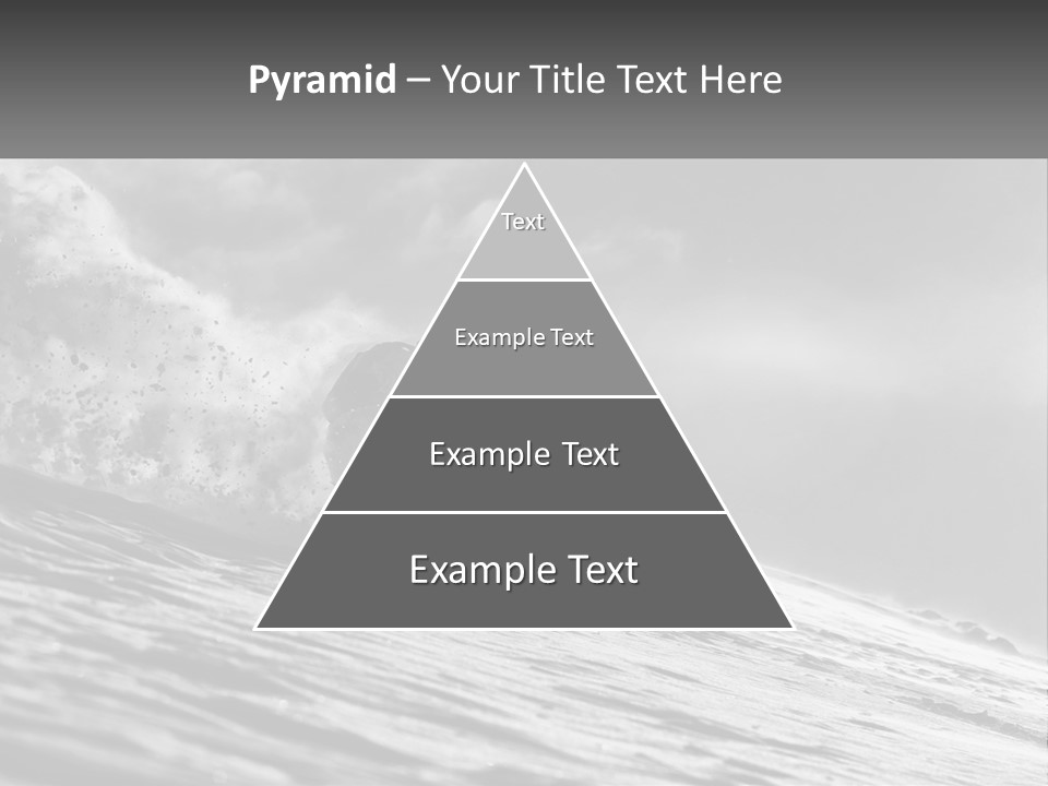 A Man Riding A Wave On Top Of A Surfboard PowerPoint Template