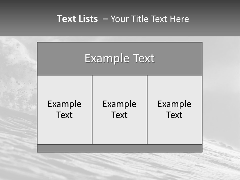 A Man Riding A Wave On Top Of A Surfboard PowerPoint Template