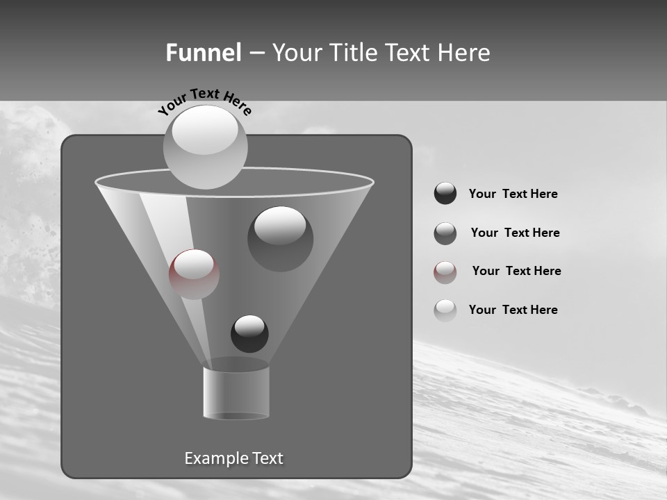 A Man Riding A Wave On Top Of A Surfboard PowerPoint Template
