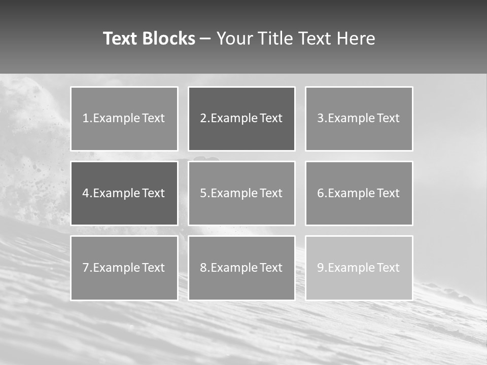 A Man Riding A Wave On Top Of A Surfboard PowerPoint Template