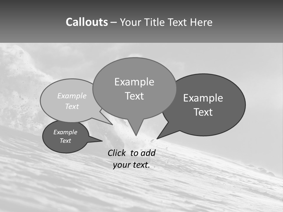 A Man Riding A Wave On Top Of A Surfboard PowerPoint Template