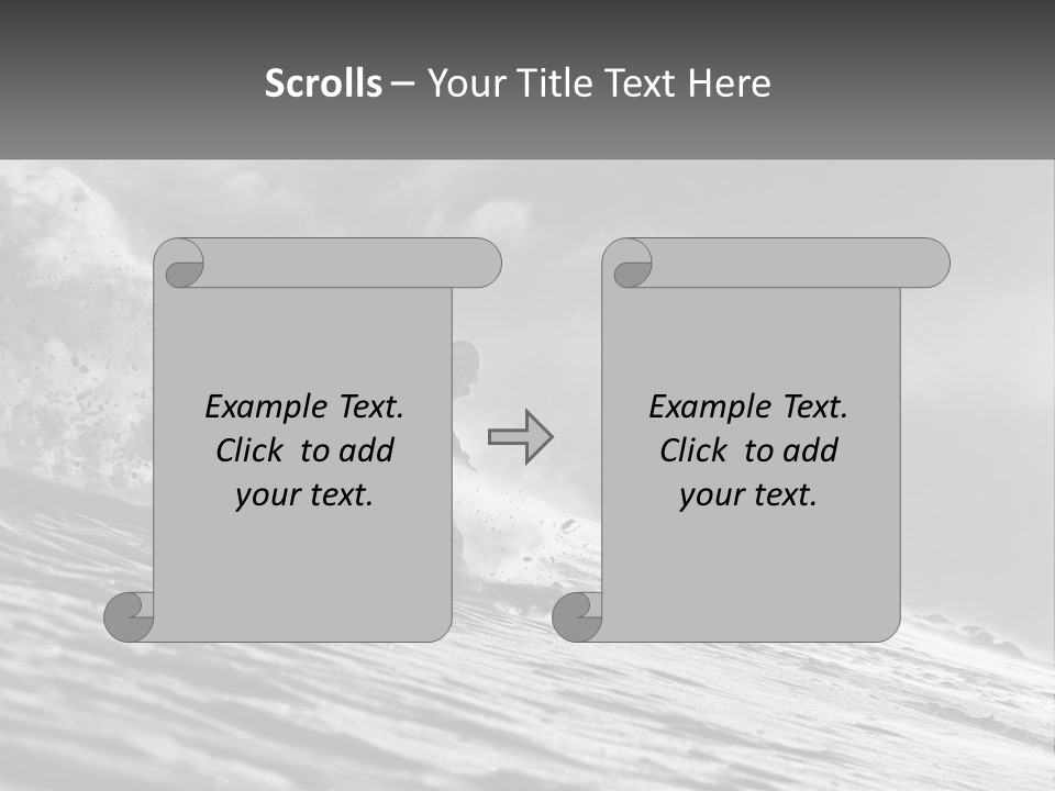 A Man Riding A Wave On Top Of A Surfboard PowerPoint Template