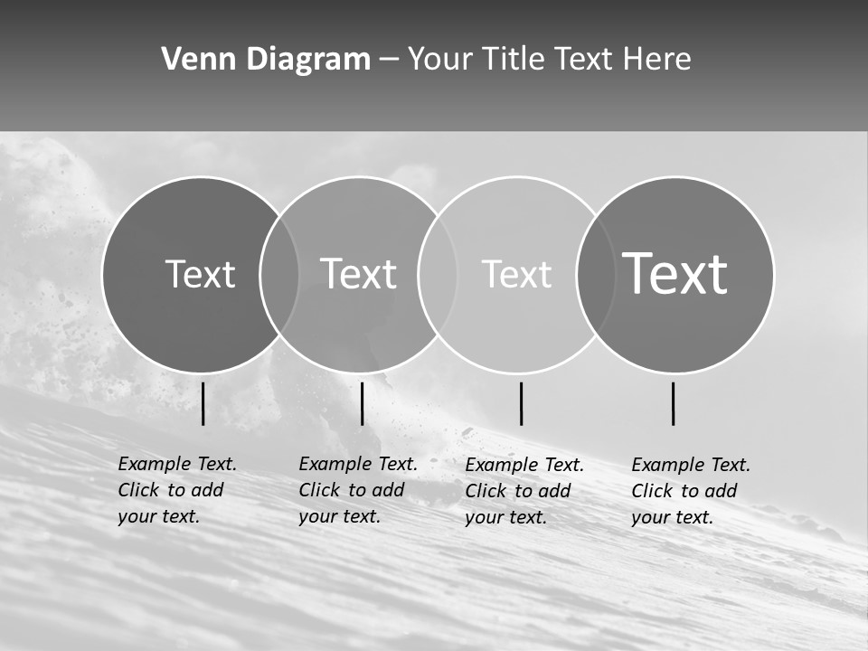A Man Riding A Wave On Top Of A Surfboard PowerPoint Template