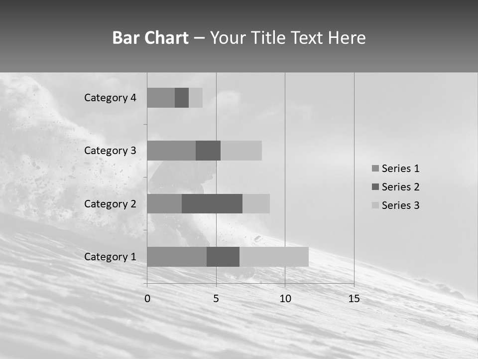 A Man Riding A Wave On Top Of A Surfboard PowerPoint Template