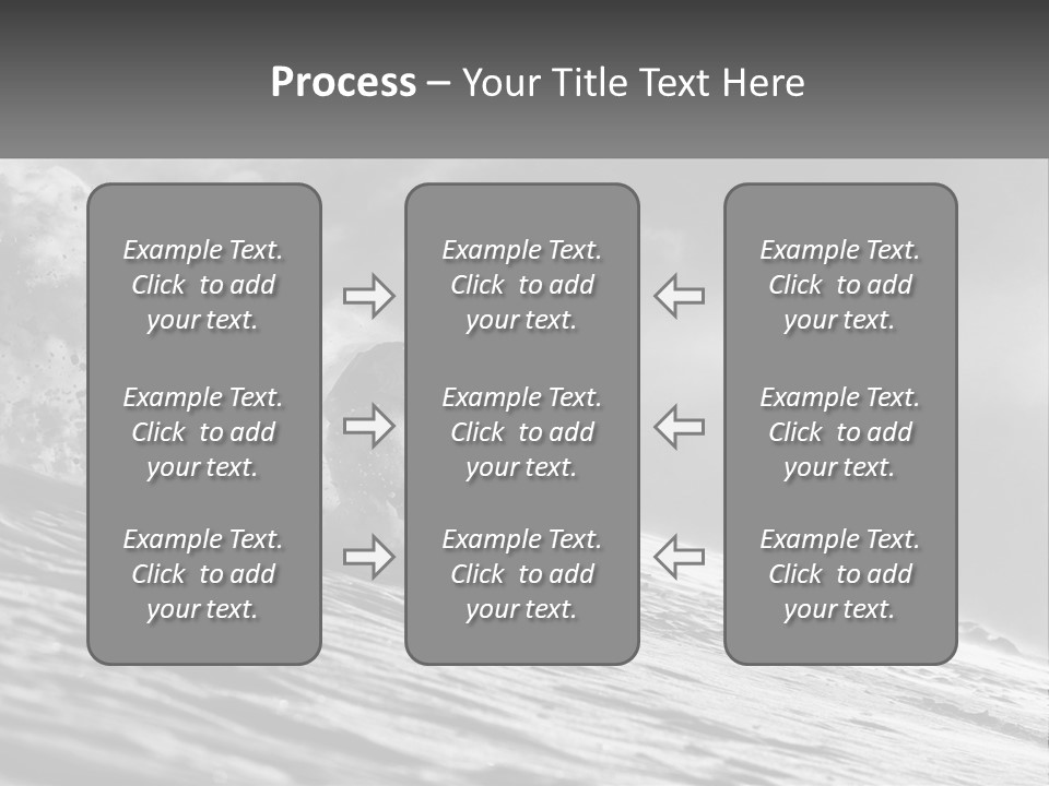 A Man Riding A Wave On Top Of A Surfboard PowerPoint Template