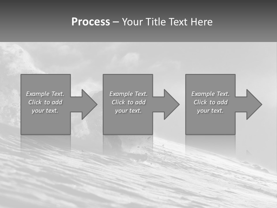 A Man Riding A Wave On Top Of A Surfboard PowerPoint Template