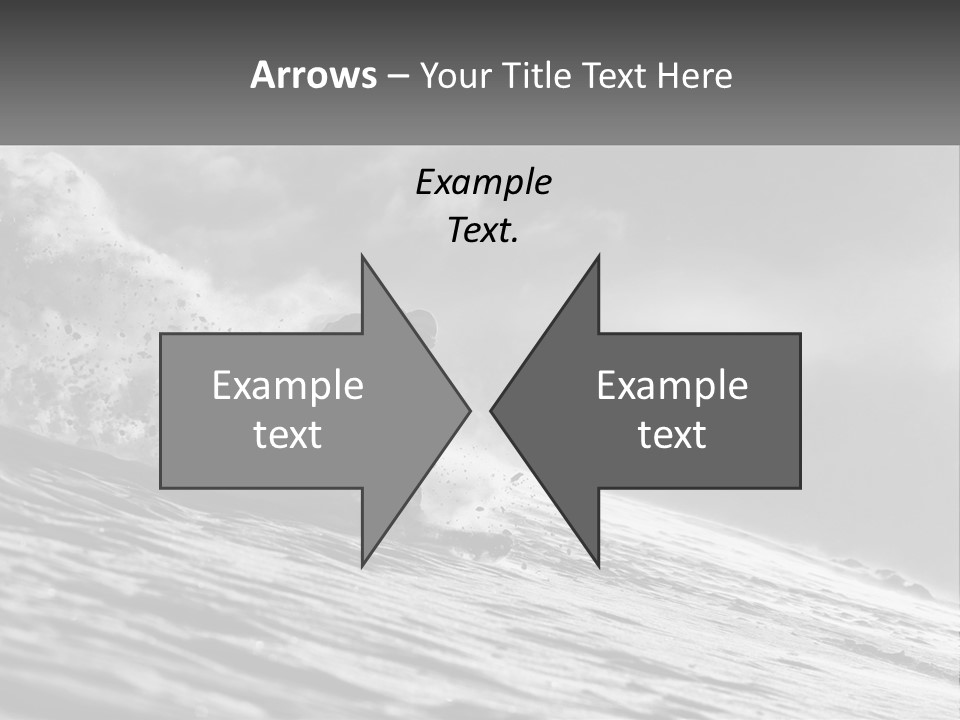 A Man Riding A Wave On Top Of A Surfboard PowerPoint Template