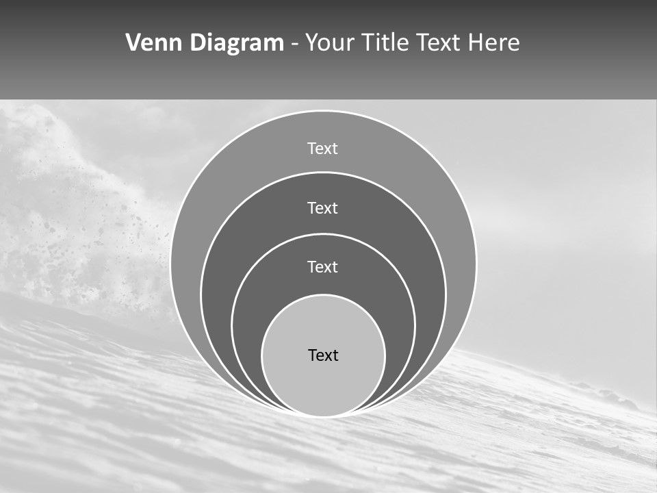 A Man Riding A Wave On Top Of A Surfboard PowerPoint Template