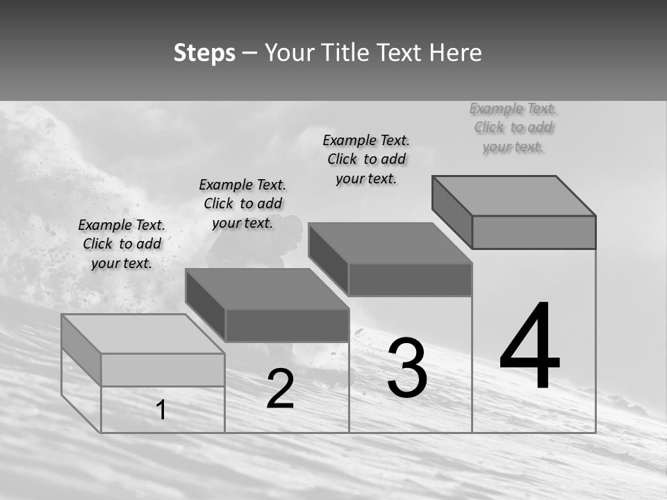 A Man Riding A Wave On Top Of A Surfboard PowerPoint Template
