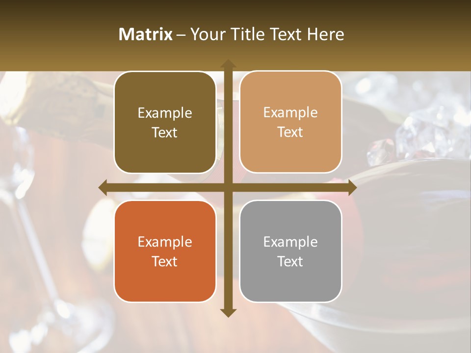 Two Bottles Of Wine Sitting On Top Of A Table PowerPoint Template