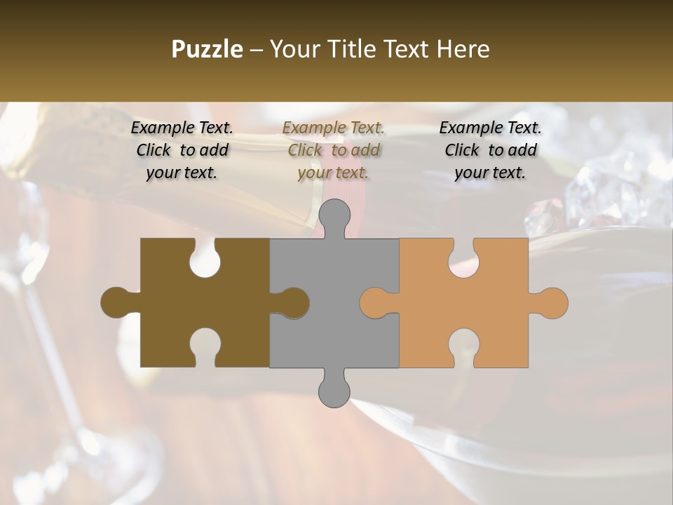 Two Bottles Of Wine Sitting On Top Of A Table PowerPoint Template