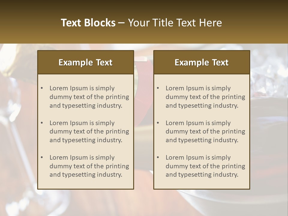 Two Bottles Of Wine Sitting On Top Of A Table PowerPoint Template