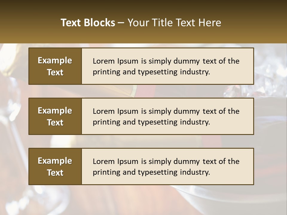Two Bottles Of Wine Sitting On Top Of A Table PowerPoint Template