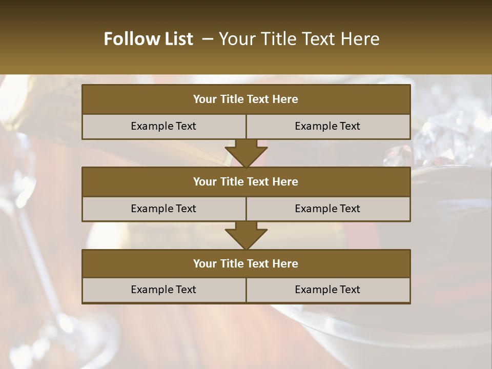Two Bottles Of Wine Sitting On Top Of A Table PowerPoint Template