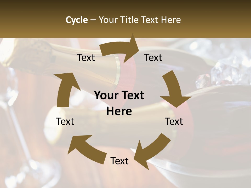 Two Bottles Of Wine Sitting On Top Of A Table PowerPoint Template