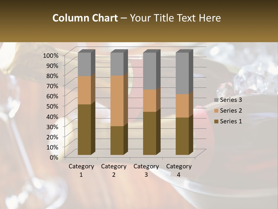 Two Bottles Of Wine Sitting On Top Of A Table PowerPoint Template
