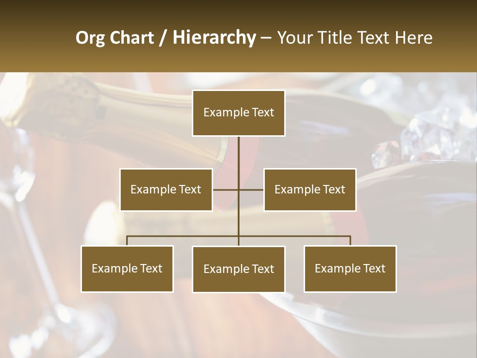 Two Bottles Of Wine Sitting On Top Of A Table PowerPoint Template