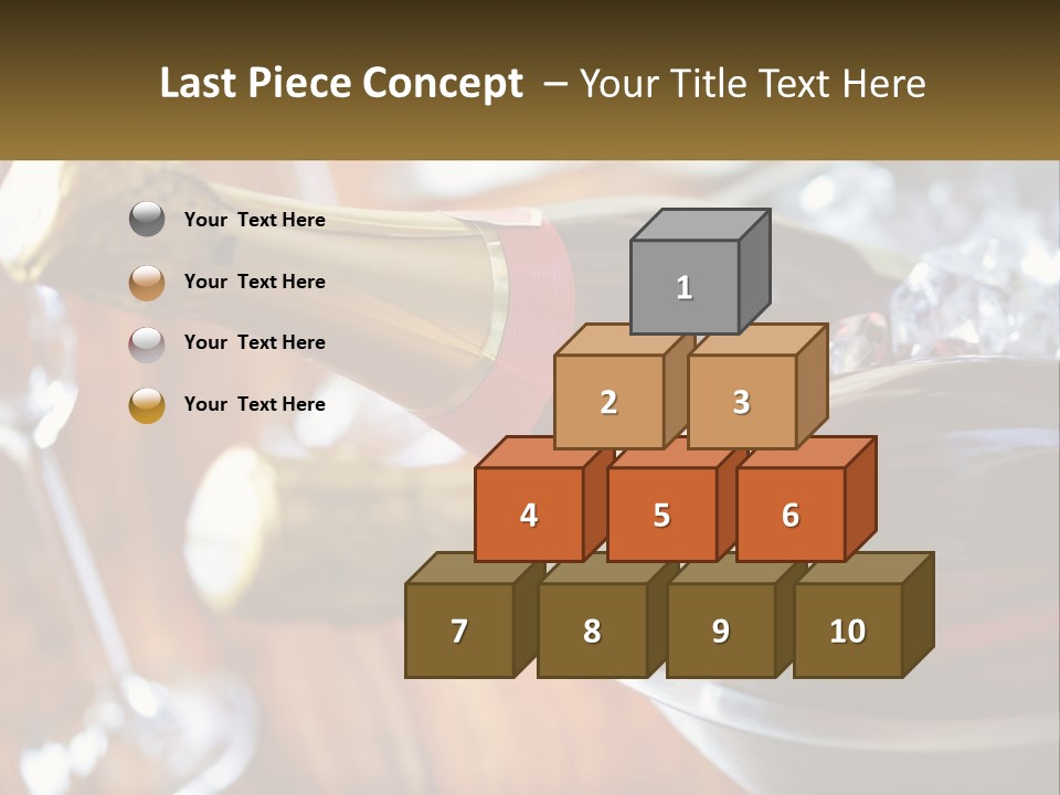 Two Bottles Of Wine Sitting On Top Of A Table PowerPoint Template