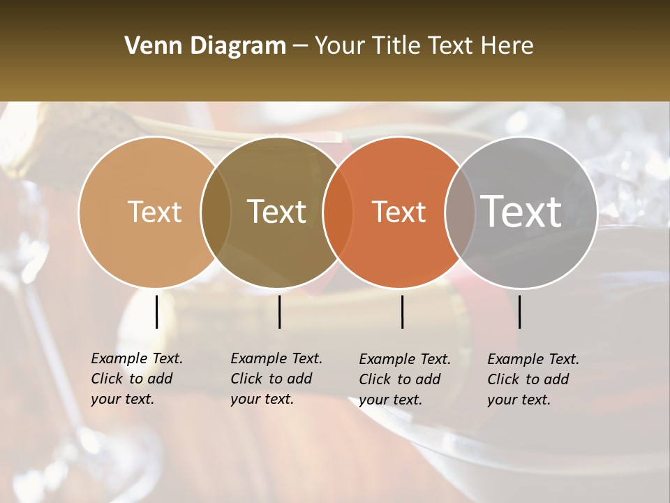 Two Bottles Of Wine Sitting On Top Of A Table PowerPoint Template