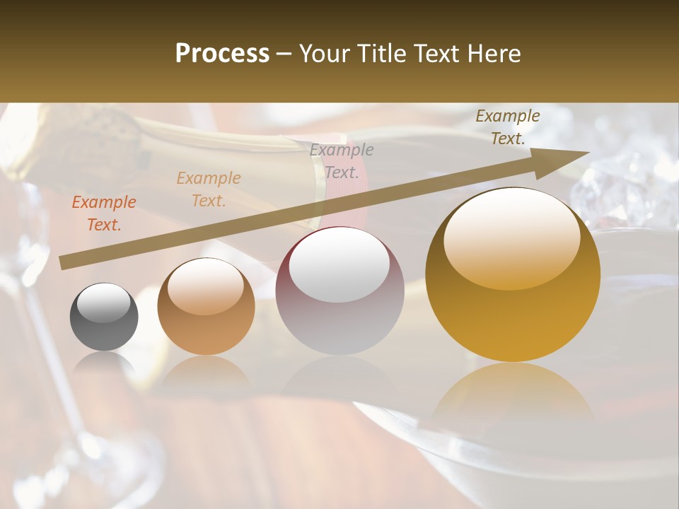 Two Bottles Of Wine Sitting On Top Of A Table PowerPoint Template