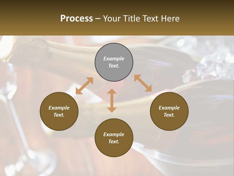 Two Bottles Of Wine Sitting On Top Of A Table PowerPoint Template