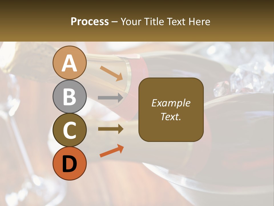 Two Bottles Of Wine Sitting On Top Of A Table PowerPoint Template