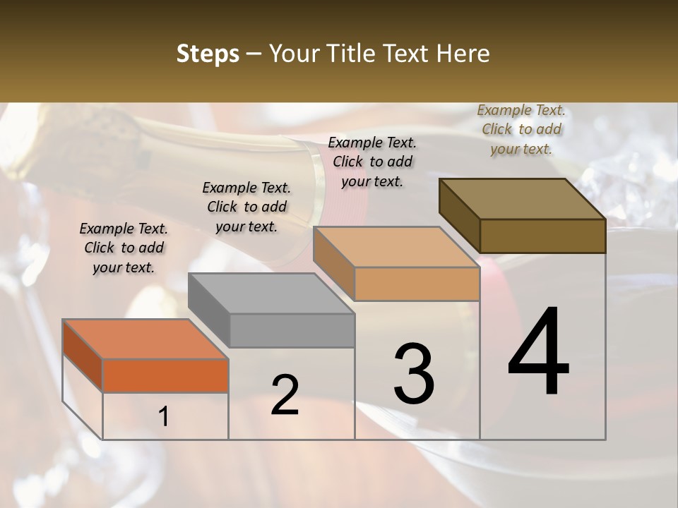 Two Bottles Of Wine Sitting On Top Of A Table PowerPoint Template