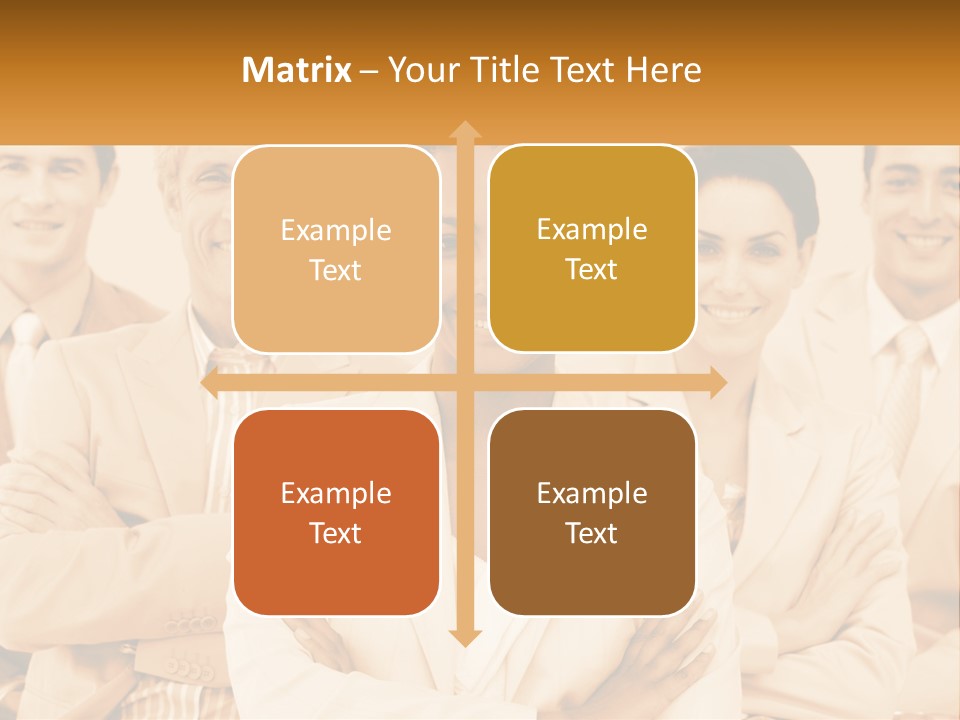 A Group Of People Standing Next To Each Other PowerPoint Template