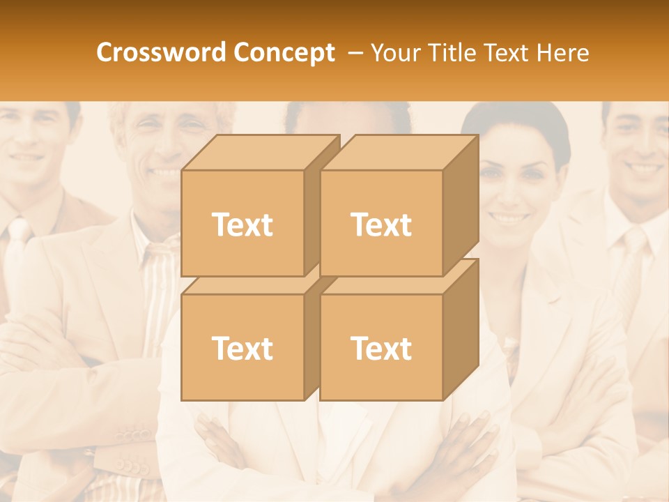 A Group Of People Standing Next To Each Other PowerPoint Template