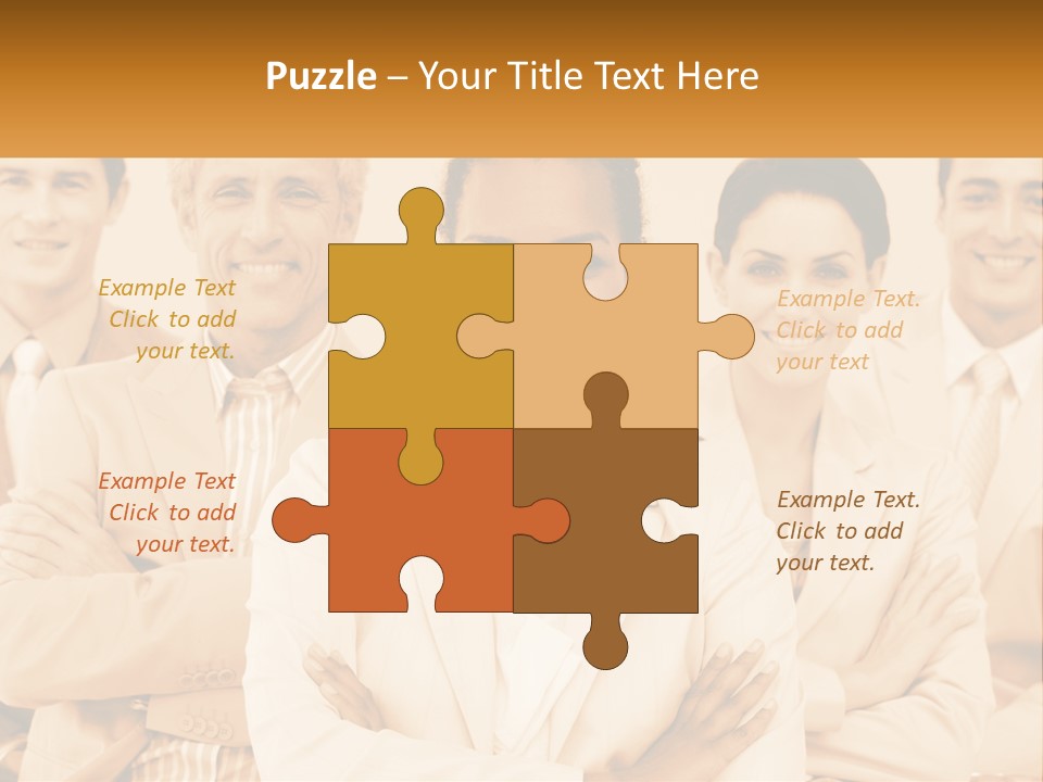 A Group Of People Standing Next To Each Other PowerPoint Template