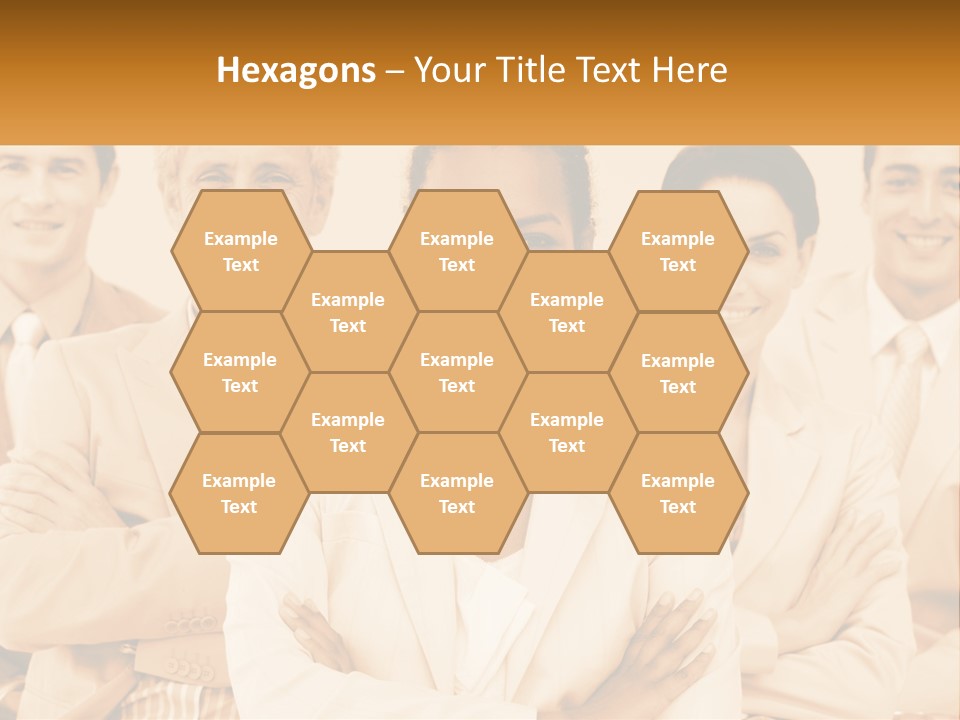 A Group Of People Standing Next To Each Other PowerPoint Template