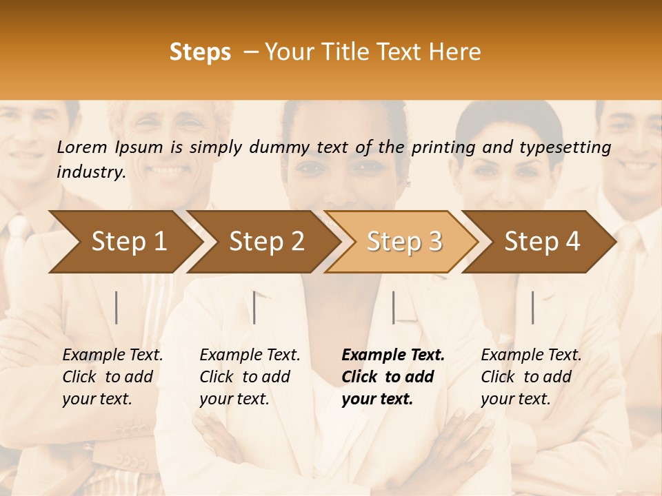 A Group Of People Standing Next To Each Other PowerPoint Template
