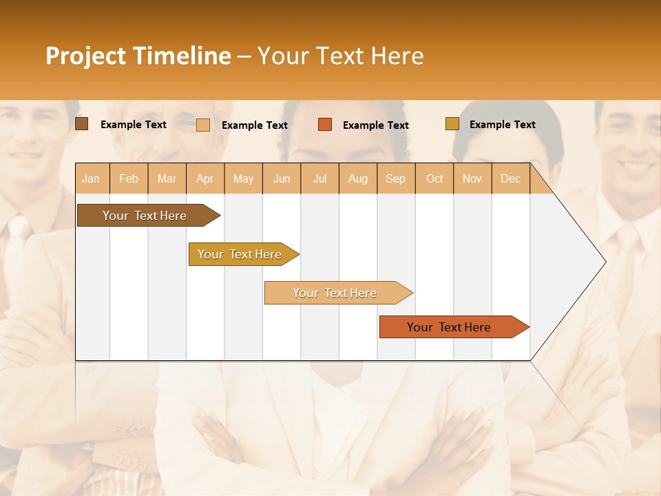 A Group Of People Standing Next To Each Other PowerPoint Template