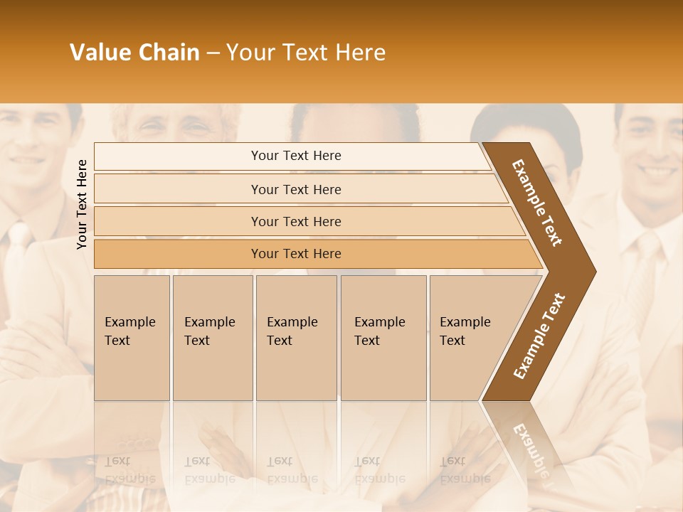A Group Of People Standing Next To Each Other PowerPoint Template