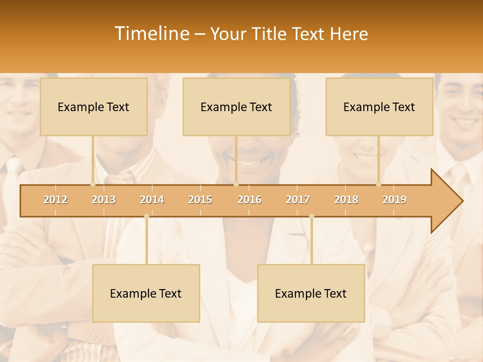 A Group Of People Standing Next To Each Other PowerPoint Template