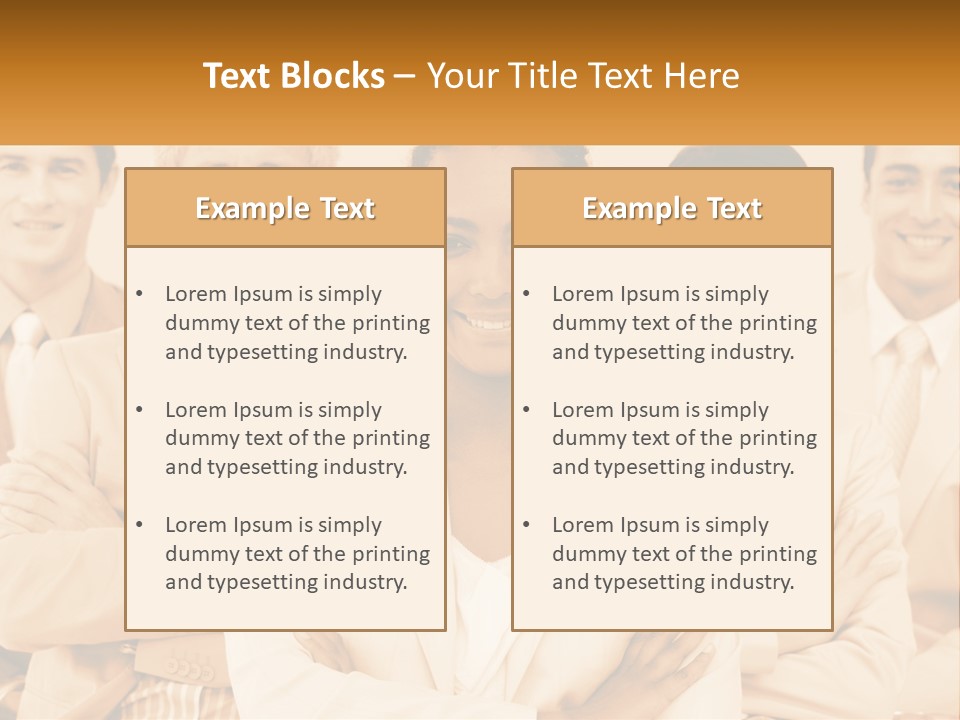 A Group Of People Standing Next To Each Other PowerPoint Template