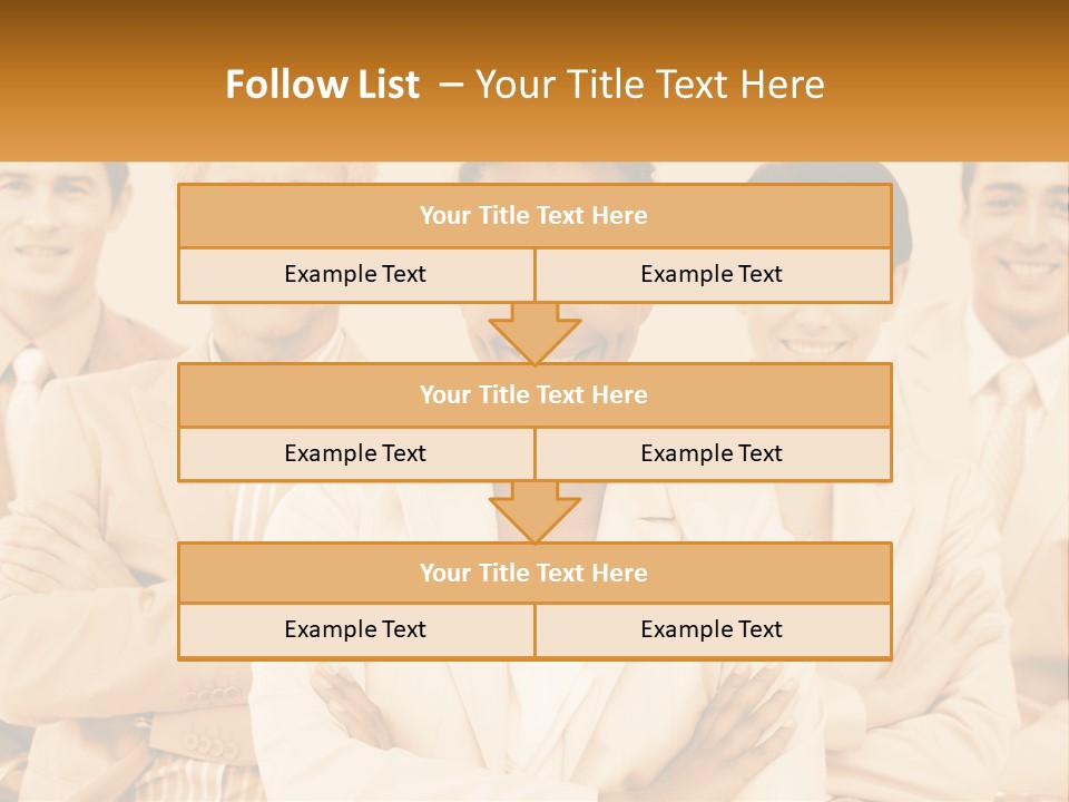 A Group Of People Standing Next To Each Other PowerPoint Template