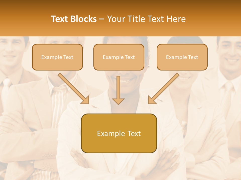 A Group Of People Standing Next To Each Other PowerPoint Template