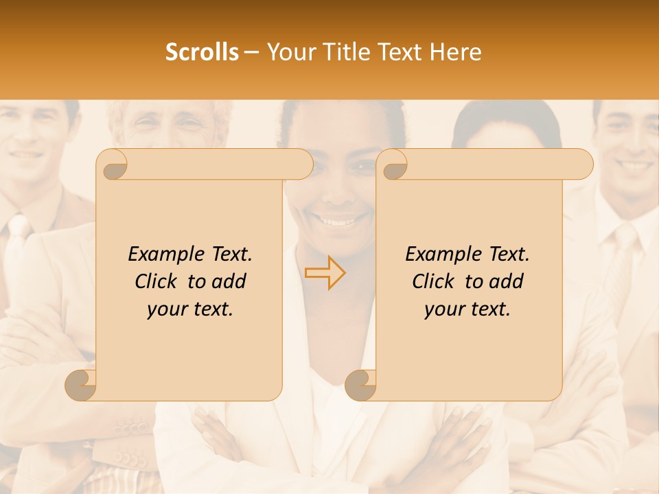 A Group Of People Standing Next To Each Other PowerPoint Template