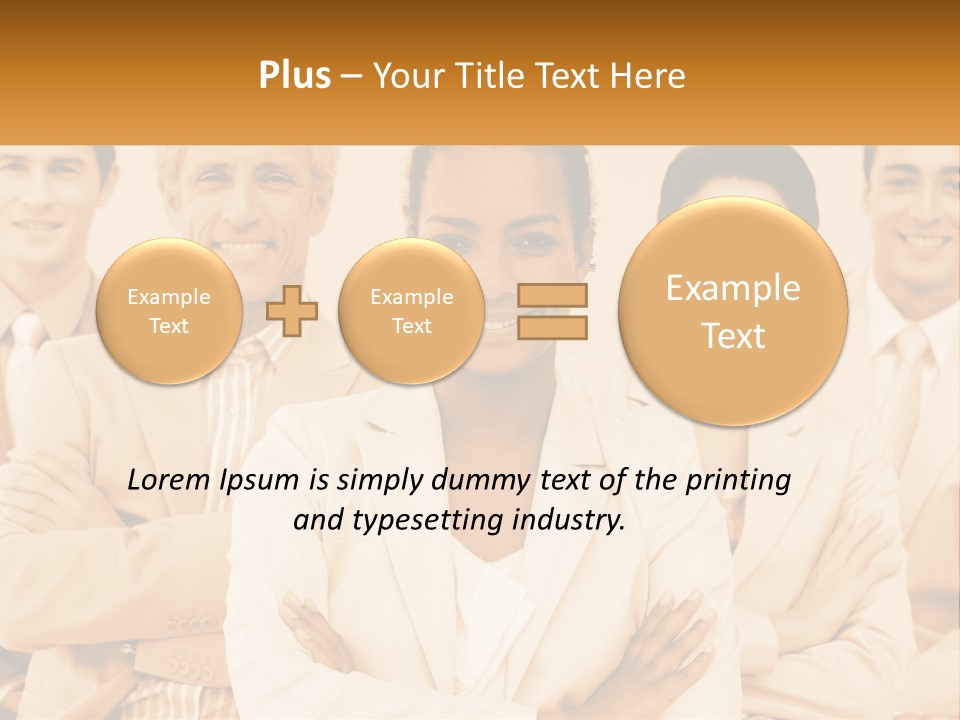 A Group Of People Standing Next To Each Other PowerPoint Template