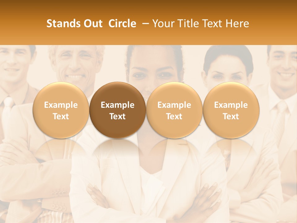 A Group Of People Standing Next To Each Other PowerPoint Template