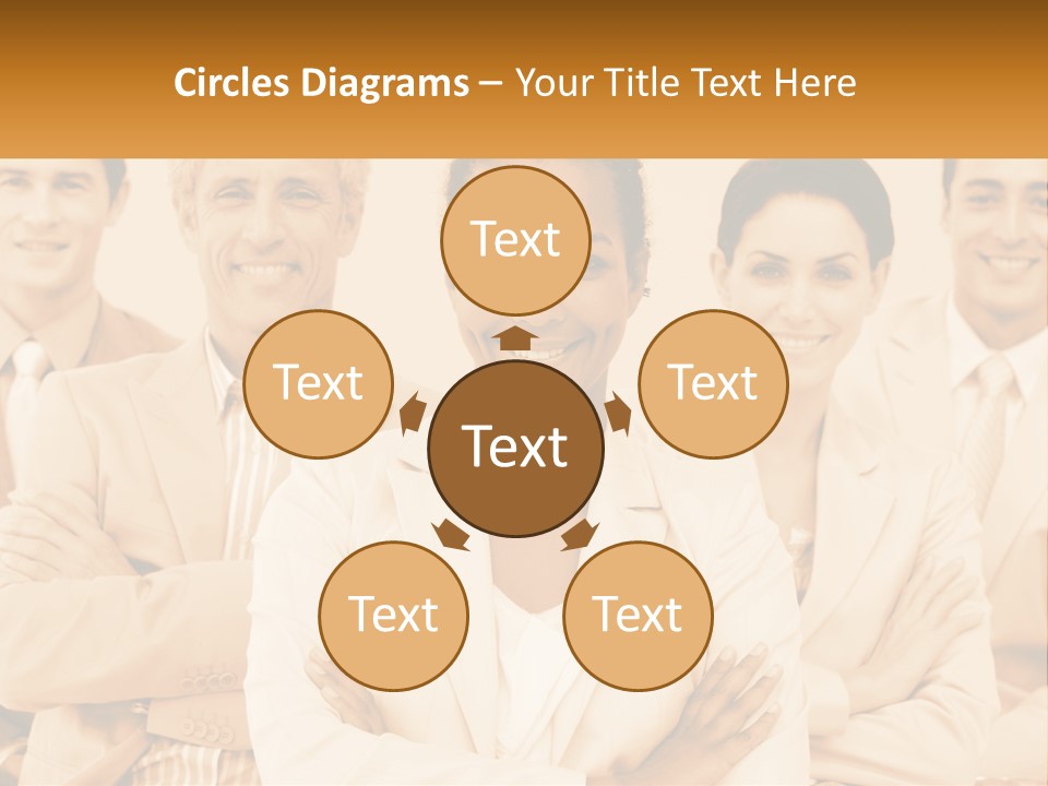 A Group Of People Standing Next To Each Other PowerPoint Template