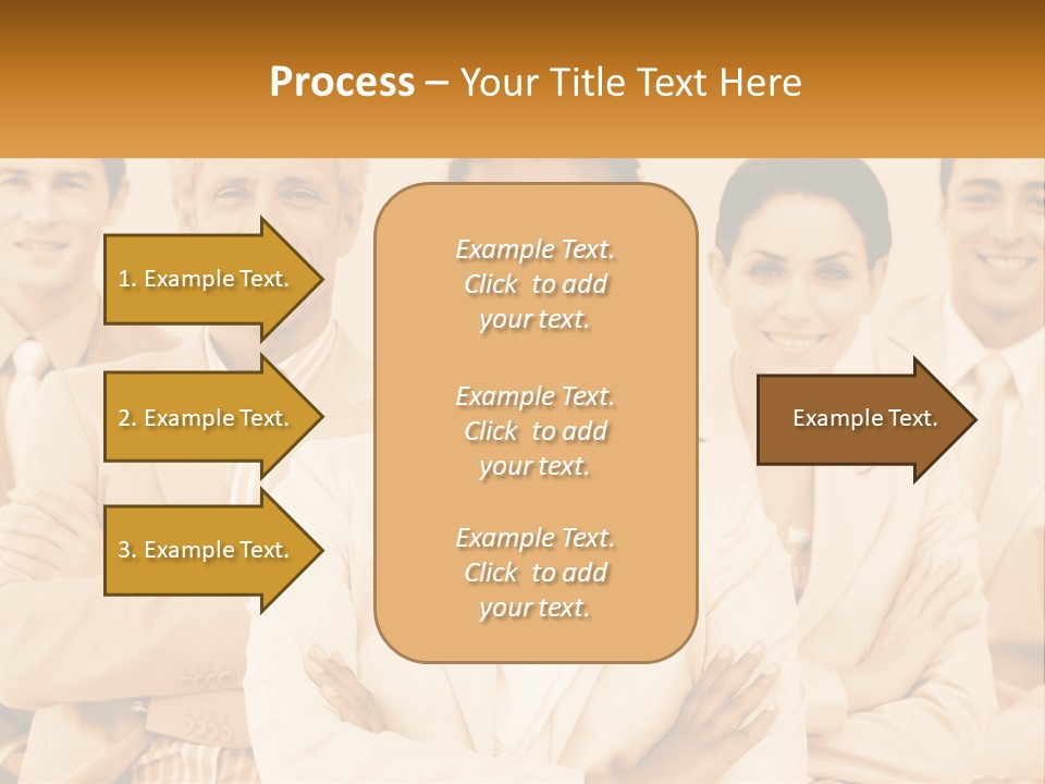 A Group Of People Standing Next To Each Other PowerPoint Template