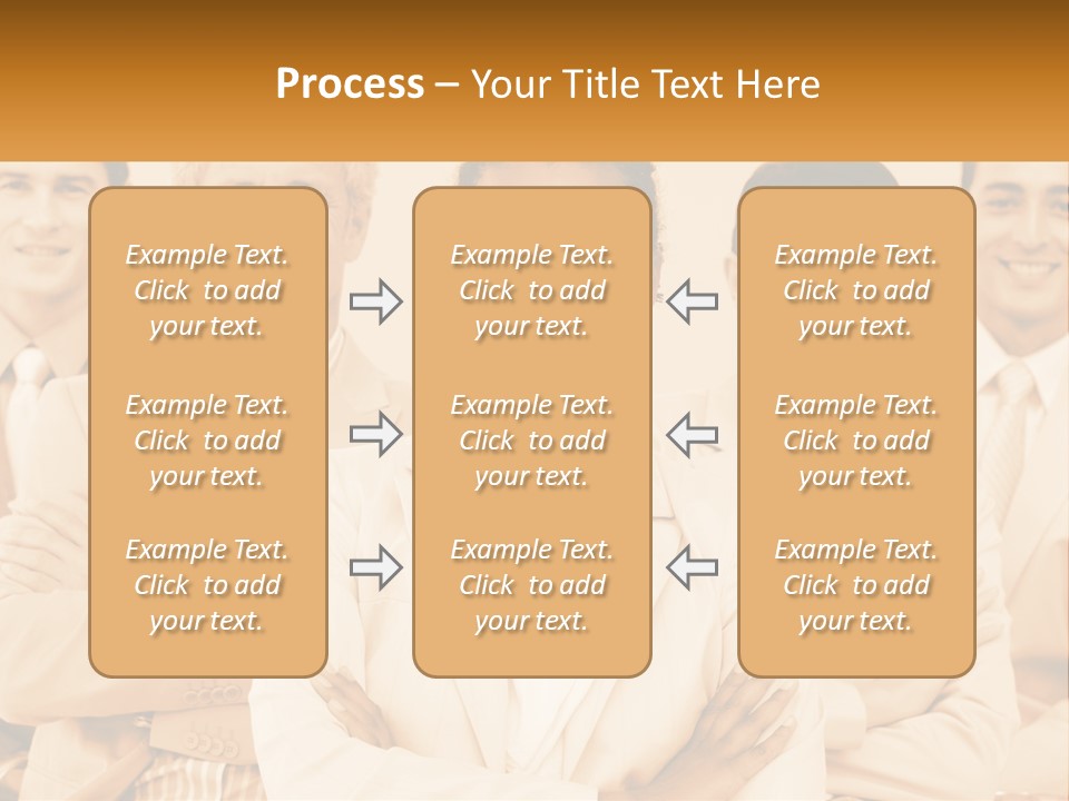 A Group Of People Standing Next To Each Other PowerPoint Template